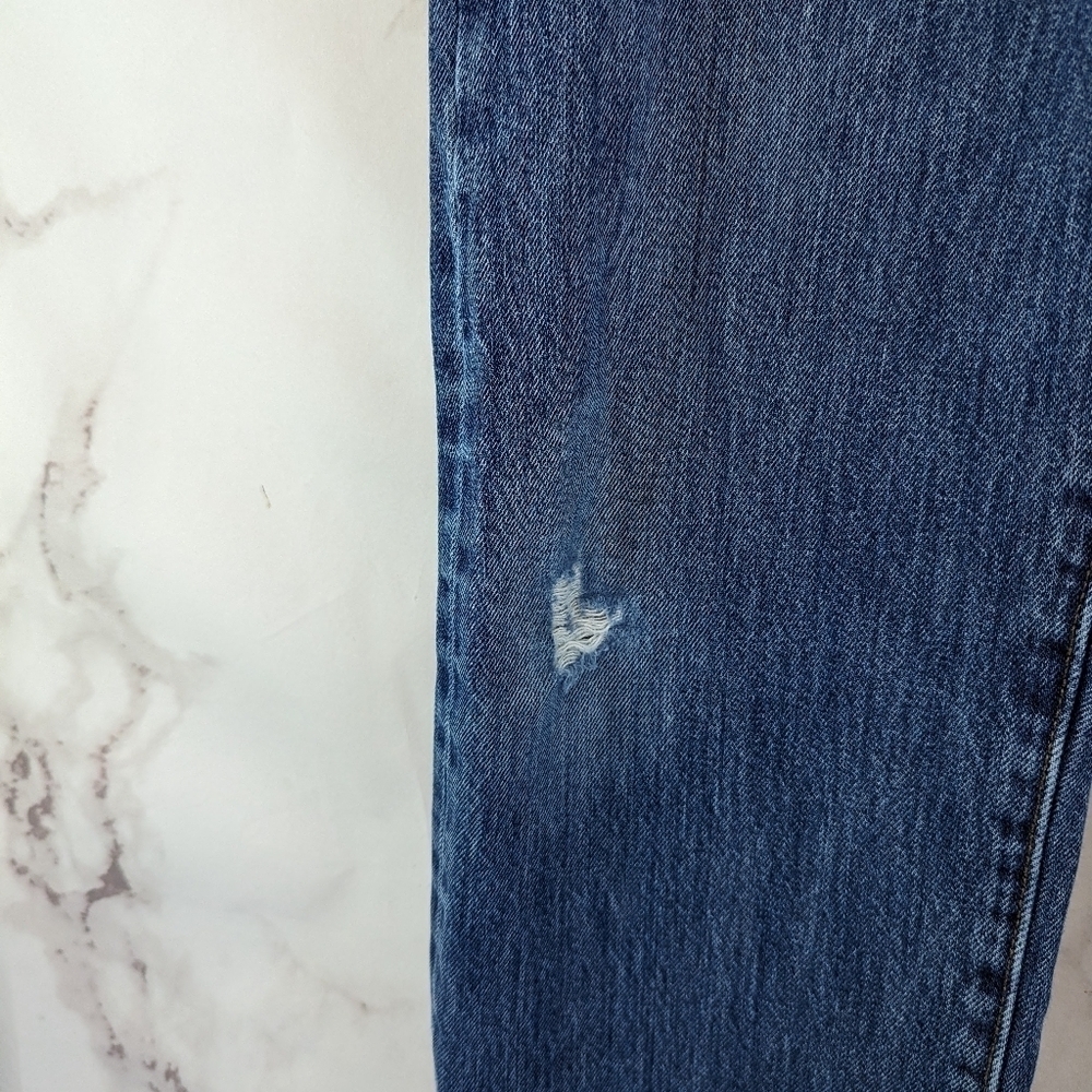Vintage Levis Jeans Mens 36 X 30 501 XX Y2K Denim Rigid Button Fly Distressed - Picture 9 of 13